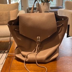 Rebecca minkoff beige backpack